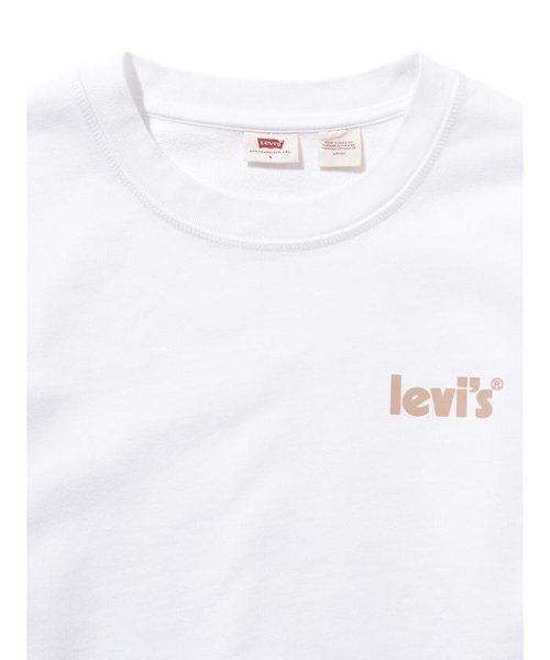 Levi's(リーバイス)/グラフィッククルーネックスウェットシャツ REFLECTIVE POSTER LOGO WHITE +/img03