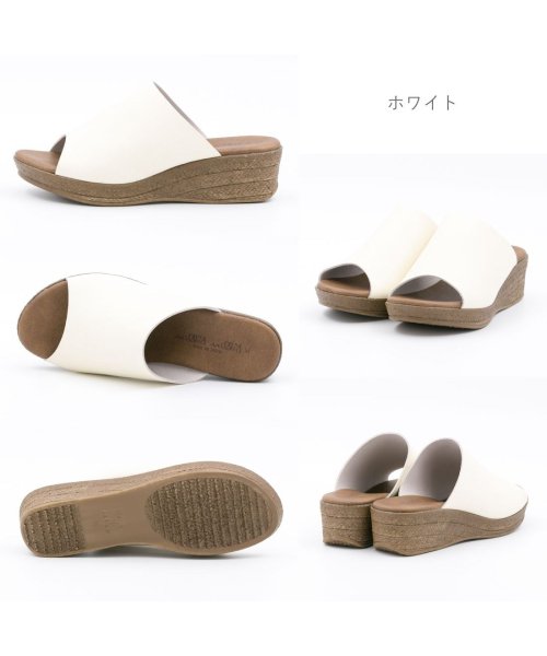 FOOT PLACE(フットプレイス)/レディース ミルキーミルキー milky milky カジュアル サンダル 厚底 つっかけ 日本製 IM－5350/img05