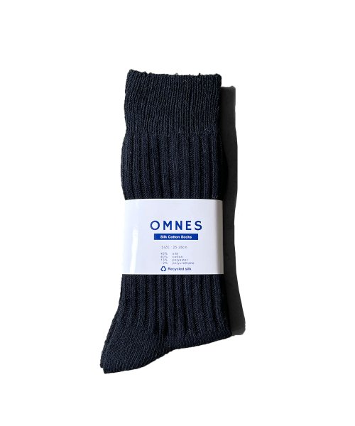 OMNES(オムネス)/【OMNES】シルク混 ソックス 靴下 カラーソックス/img12