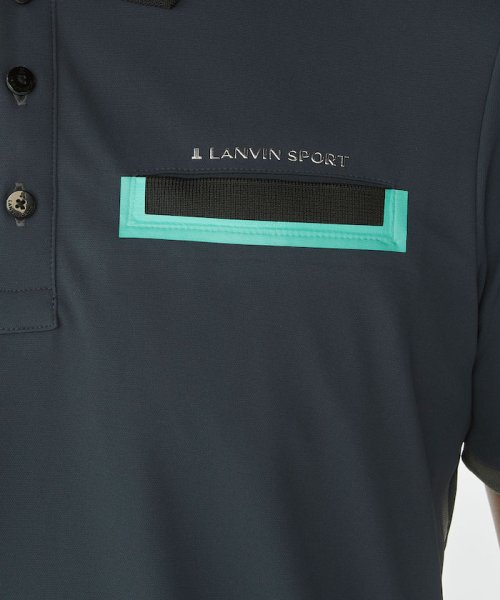 LANVIN SPORT(ランバン スポール)/キープクリーン半袖シャツ【サンスクリーン/KEEP CLEAN/吸水速乾】【アウトレット】/img08