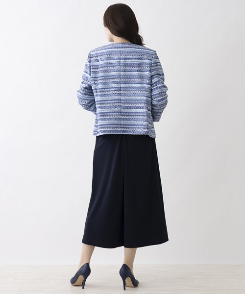 ノーカラージャケット 