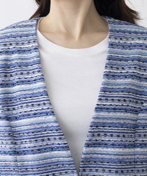 ノーカラージャケット 