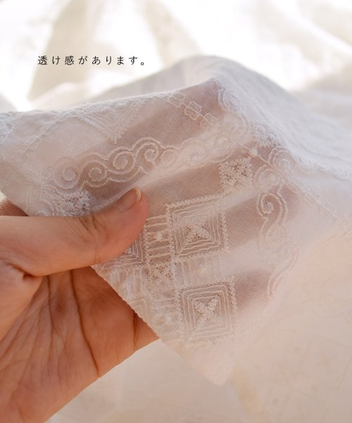 MIMIMEMETE(ミミメメット)/刺繍ローン エアリーワンピース/img10