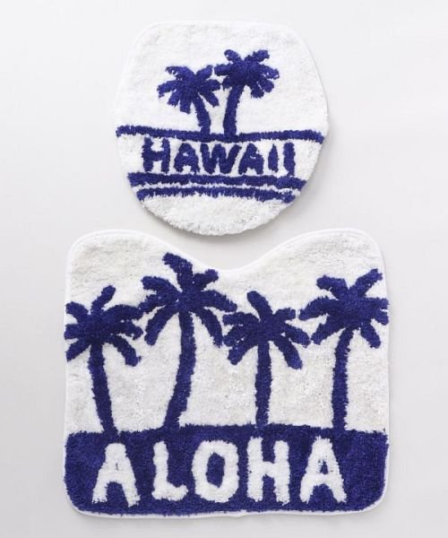 KAHIKO(カヒコ)/【Kahiko】HAWAIIAN TOILETRY COVER＆MAT トイレセット パームツリー 4ILP2155/img06