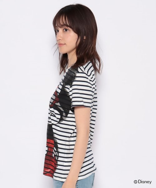 Desigual(デシグアル)/ミッキーマウス ボーダーTシャツ/img06