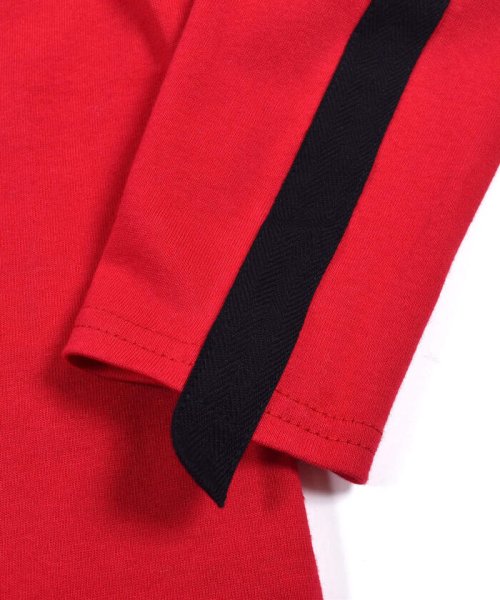 WASK(ワスク)/ダンガリー ポケット Tシャツ + 袖 テープ ロング Tシャツ セット (10/img11