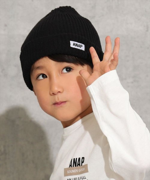 ANAP KIDS(アナップキッズ)/ワンポイント刺繍ニット帽/img02