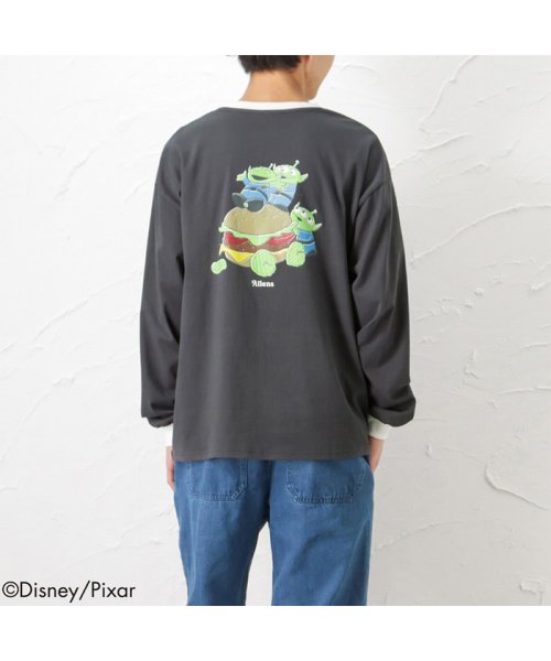 MAC HOUSE(men)(マックハウス（メンズ）)/PIXAR ピクサー TOY STORY トイ・ストーリー / リンガープリントTシャツ 2315013－Z/img02