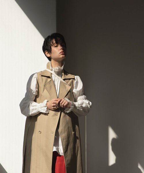 marjour(マージュール)/VINTAGE LIKE LACENECK BLOUSE/img05