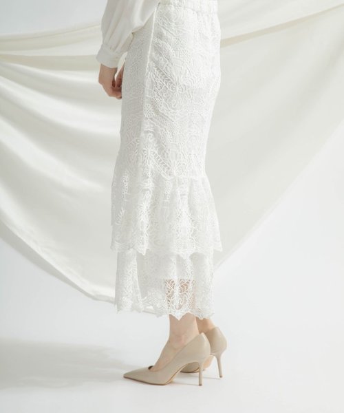 レースマーメイドスカート 