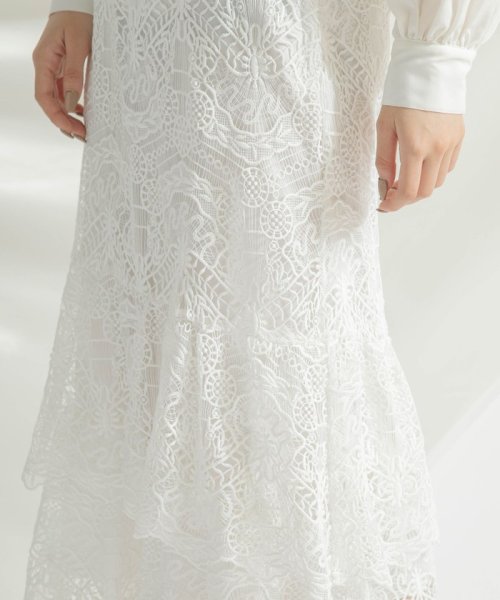 レースマーメイドスカート 