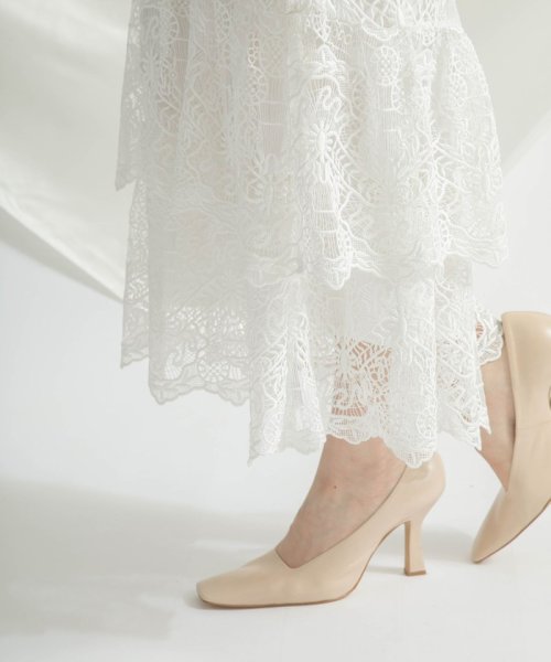 レースマーメイドスカート 