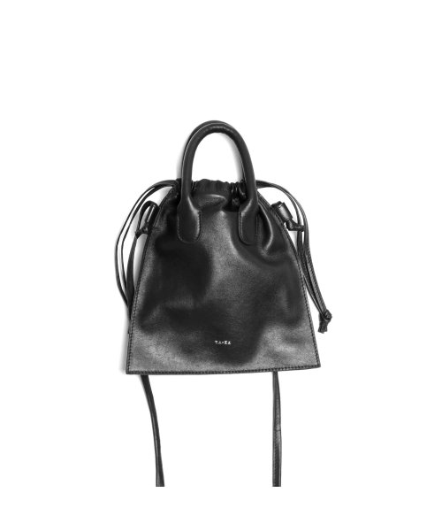 MAISON mou(メゾンムー)/【YArKA/ヤーカ】real leather drawstring shoulder bag [ddb]/リアルレザー巾着バッグ /img07