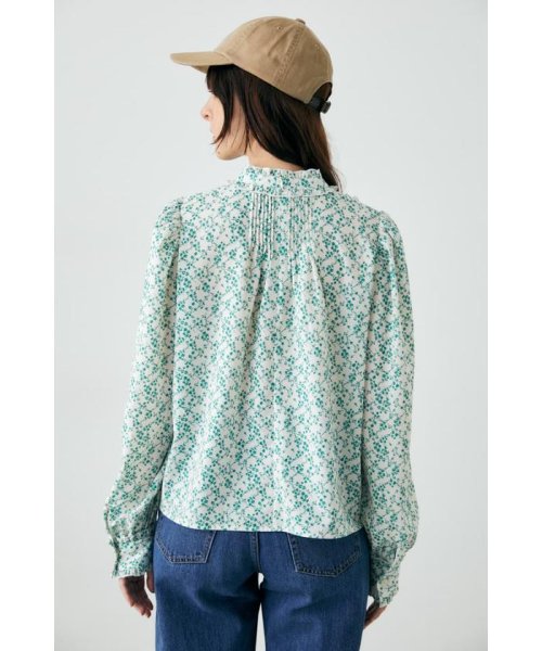 moussy(マウジー)/PIN TUCK FLORAL ブラウス/img01