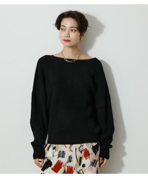 AZUL by moussy(アズールバイマウジー)/2WAY FRONT TWIST SET KNIT TOPS/img20