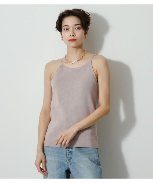 AZUL by moussy(アズールバイマウジー)/2WAY FRONT TWIST SET KNIT TOPS/img40