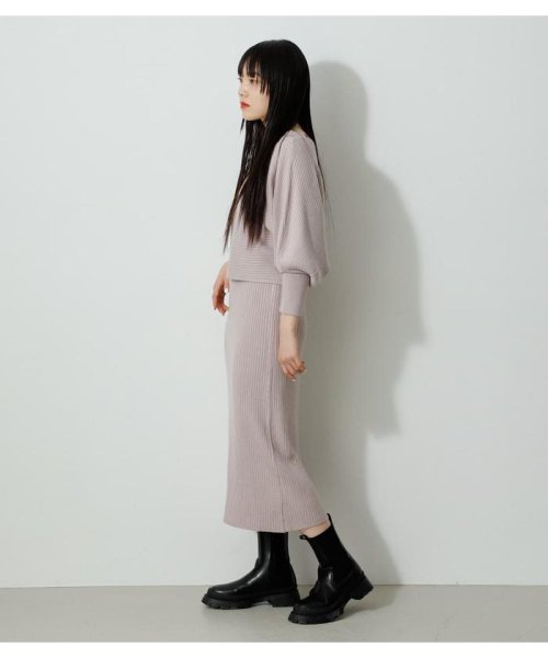 AZUL by moussy(アズールバイマウジー)/LAYERED SET KNIT ONEPIECE/img22