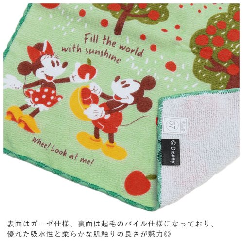 今治生まれのガーゼパイルハンカチ ディズニー