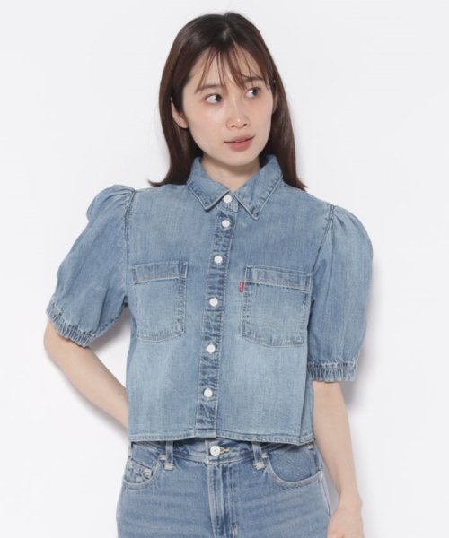 LEVI’S OUTLET(リーバイスアウトレット)/ALICE SS DENIM BLOUSE SILVER LINING 3/img05