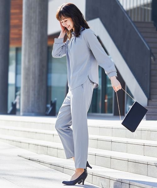 セレモニースーツ セットアップ レディース パール タック パンツ ドレス スーツ 大きいサイズ 入園式 卒園式 入学式 卒業式 ママ 母 服 セットアップ 同 D1421522606(10940円)