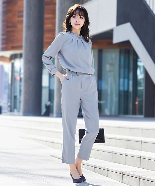 セレモニースーツ セットアップ レディース パール タック パンツ ドレス スーツ 大きいサイズ 入園式 卒園式 入学式 卒業式 ママ 母 服 セットアップ 同 D1421522606(10940円)