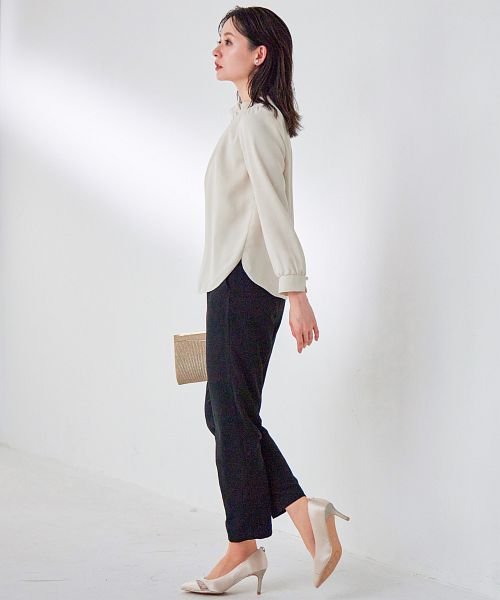 セレモニースーツ セットアップ レディース パール タック パンツ ドレス スーツ 大きいサイズ 入園式 卒園式 入学式 卒業式 ママ 母 服 セットアップ 同 D1421522606(10940円)