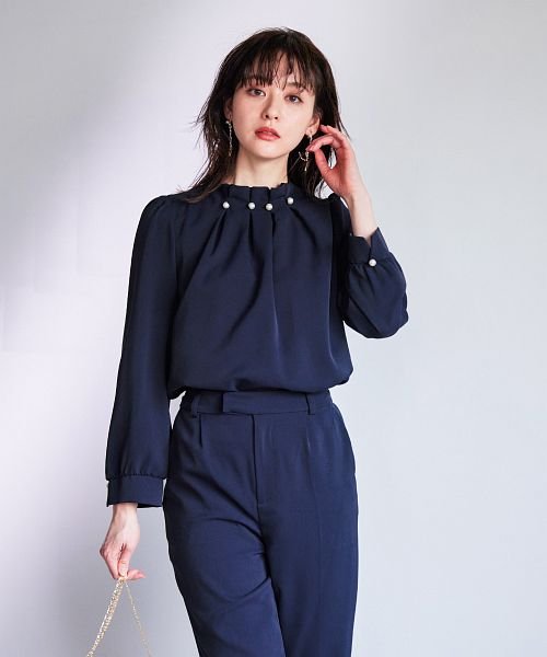 セレモニースーツ セットアップ レディース パール タック パンツ ドレス スーツ 大きいサイズ 入園式 卒園式 入学式 卒業式 ママ 母 服 セットアップ 同 D1421522606(10940円)