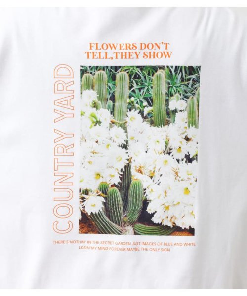 RODEO CROWNS WIDE BOWL(ロデオクラウンズワイドボウル)/Flower image L／S Tシャツ/img04