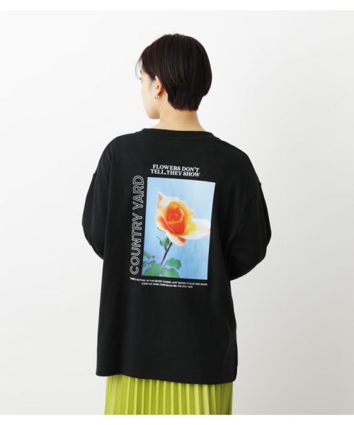 RODEO CROWNS WIDE BOWL(ロデオクラウンズワイドボウル)/Flower image L／S Tシャツ/img07