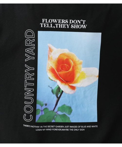RODEO CROWNS WIDE BOWL(ロデオクラウンズワイドボウル)/Flower image L／S Tシャツ/img08