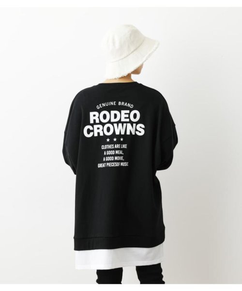 RODEO CROWNS WIDE BOWL(ロデオクラウンズワイドボウル)/レギンスSETフェイクレイヤードワンピース/img03