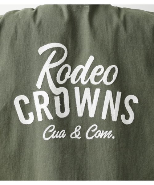 RODEO CROWNS WIDE BOWL(ロデオクラウンズワイドボウル)/フード付きオーバーシャツワンピース/img11