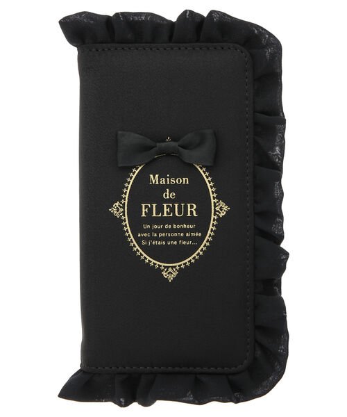 Maison de FLEUR(メゾンドフルール)/ブランドロゴフリルアイフォン13Proケース/img08