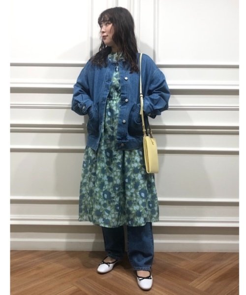 SHIPS any WOMEN(シップス　エニィ　ウィメン)/SHIPS any:〈ウォッシャブル〉ハイライズ ストレート デニムパンツ［SHIPS any DENIM］/img02