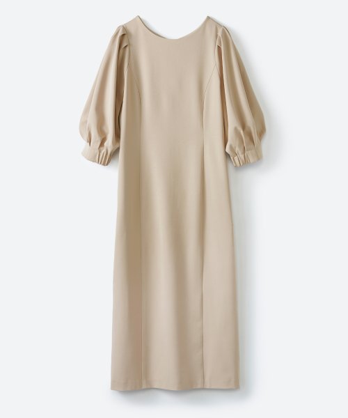 これさえあればきちんとシーンも怖くない 撥水加工 シルエットがきれいなぽんわり袖ワンピース By Que Made Me ハコ Haco Magaseek