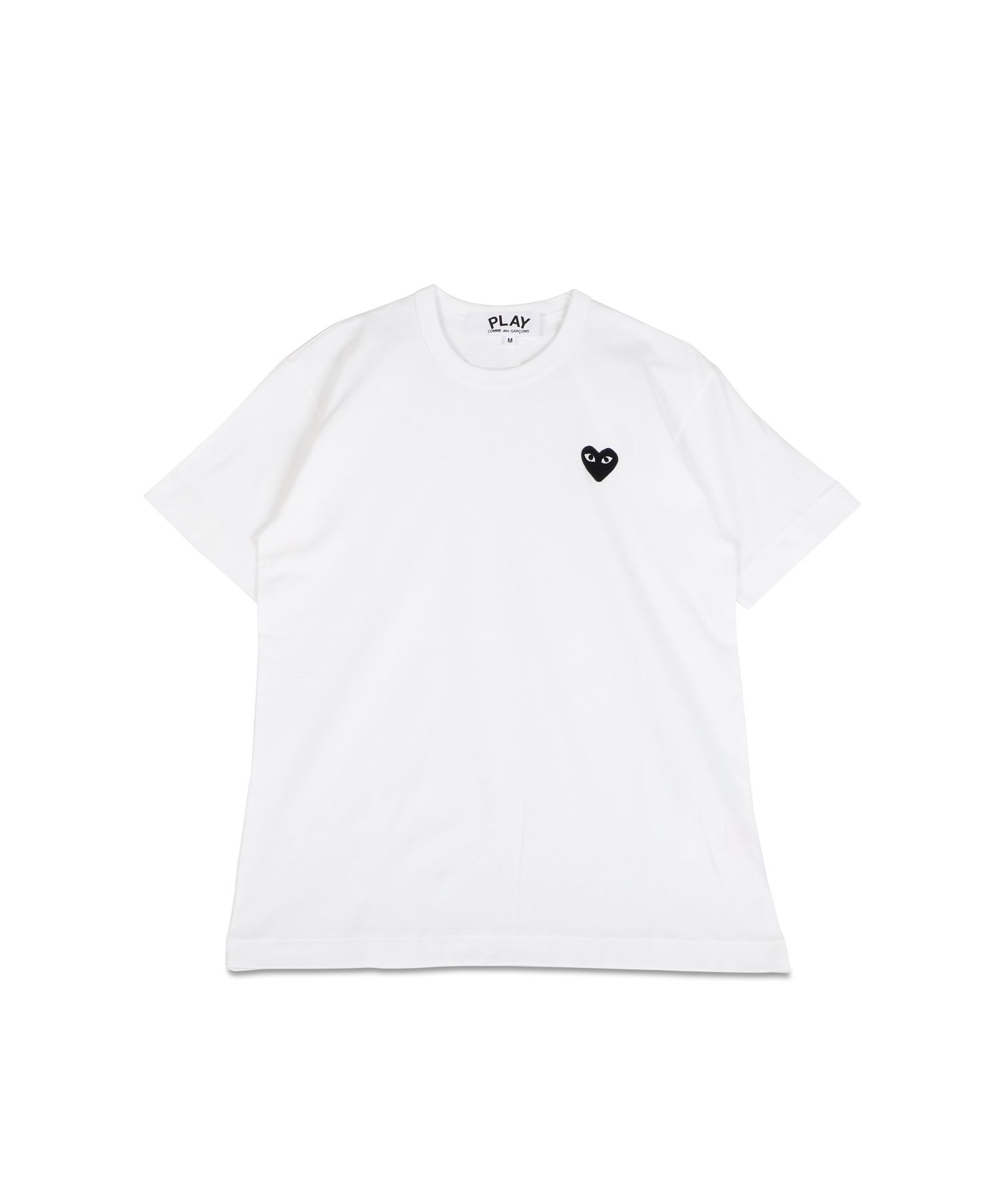 プレイ コムデギャルソン PLAY COMME des GARCONS Tシャツ 半袖 メンズ ブラックハート ロゴ BLACK HEART PLAY  T－SH