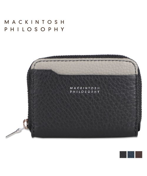 MACKINTOSH PHILOSOPHY(マッキントッシュ フィロソフィー)/マッキントッシュ フィロソフィー MACKINTOSH PHILOSOPHY 財布 小銭入れ コインケース パスケース メンズ グレンフィディック ラウンドファ/img01