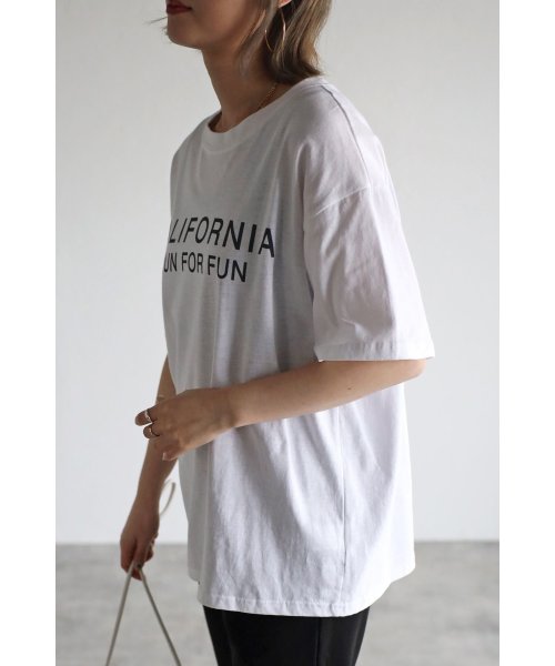 Bonjour Sagan(ボンジュールサガン)/ロゴプリント半袖Tシャツ/img01