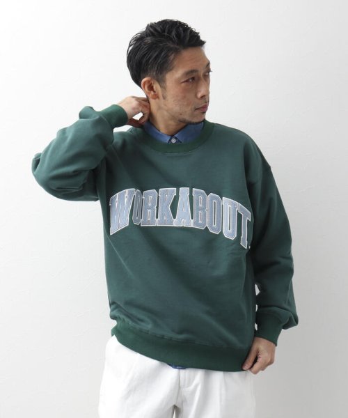 WORK ABOUT(WORK ABOUT)/【WORK ABOUT/ワークアバウト】 COLLEGE SWEAT カレッジスウェット カレッジロゴ/img11