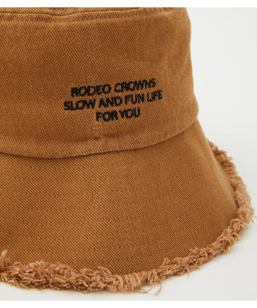 RODEO CROWNS WIDE BOWL(ロデオクラウンズワイドボウル)/2WAYフリンジバケットハット/img20