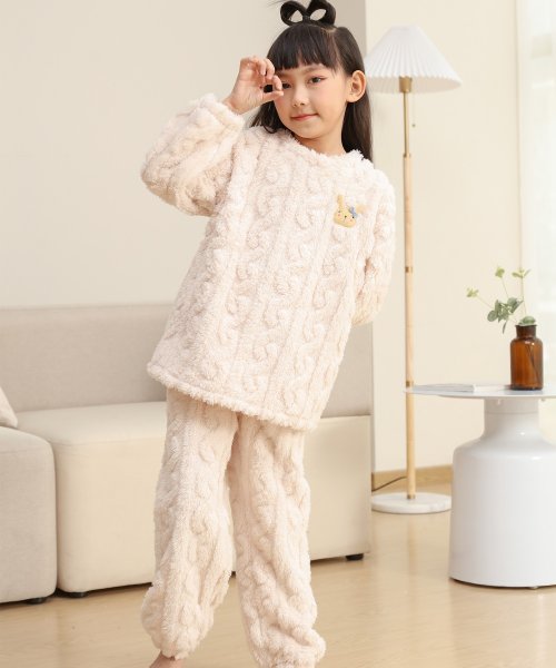 TeddyShop(テディショップ)/パジャマ キッズ 女の子 男の子 長袖 冬 子供 トップス ボトムス パンツ セットアップ ルームウェア 部屋着/img04