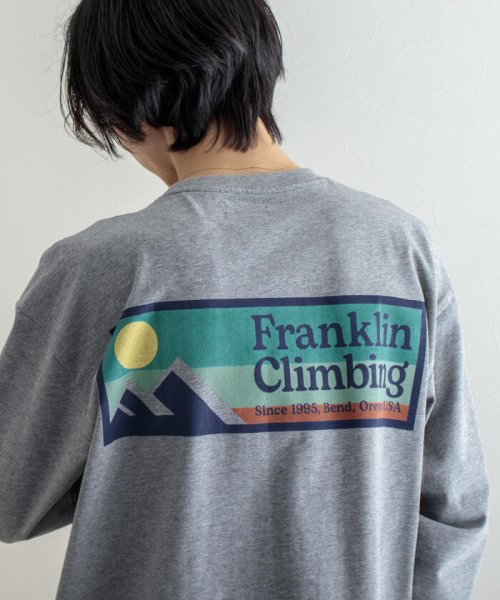 GLOSTER(GLOSTER)/【Franklin Climbing】エッセンシャルボックスロゴ バックプリントロンT/img54