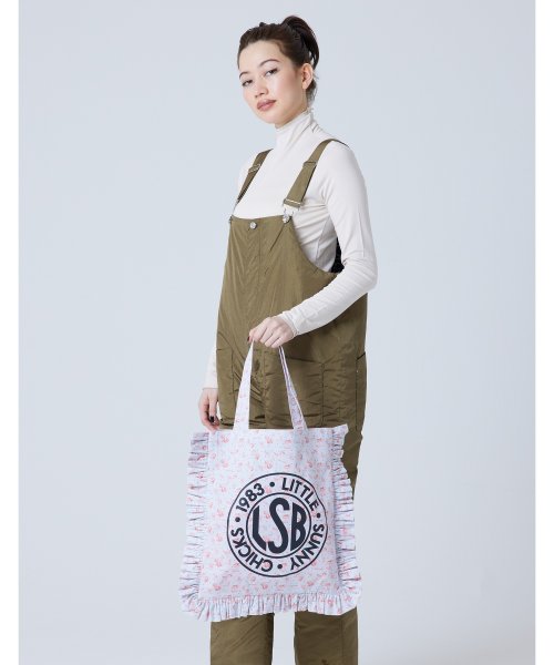 ar/mg(エーアールエムジー)/【8】【LSB－LG－015R】【Little Sunny Bite】LSB Logo frill tote bag/img01