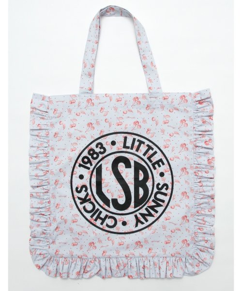 ar/mg(エーアールエムジー)/【8】【LSB－LG－015R】【Little Sunny Bite】LSB Logo frill tote bag/img02