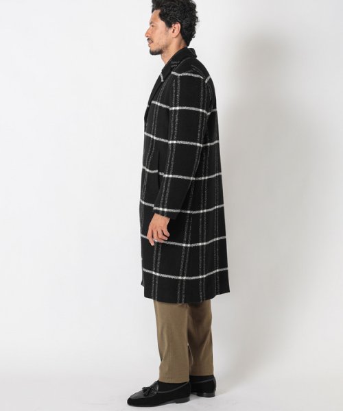 【NALYA/ナリヤ】圧縮ジャージ ラージチェックコート　made in japan NALYA/ナリヤ