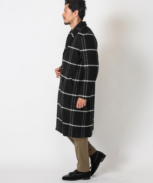 【NALYA/ナリヤ】圧縮ジャージ ラージチェックコート　made in japan NALYA/ナリヤ