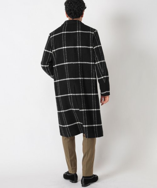 【NALYA/ナリヤ】圧縮ジャージ ラージチェックコート　made in japan NALYA/ナリヤ