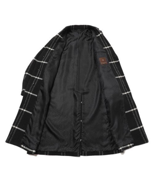 【NALYA/ナリヤ】圧縮ジャージ ラージチェックコート　made in japan NALYA/ナリヤ