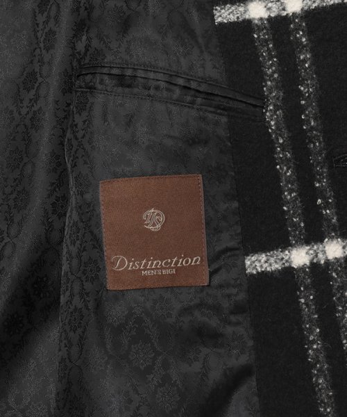 【NALYA/ナリヤ】圧縮ジャージ ラージチェックコート　made in japan NALYA/ナリヤ