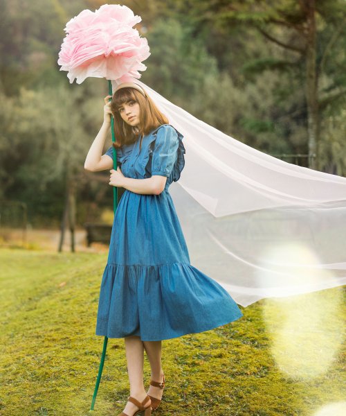 デニムフリルワンピース トランテアン ソン ドゥ モード 31 Sons De Mode Magaseek